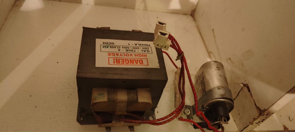 Трансформатор, магнитрон от микроволновки