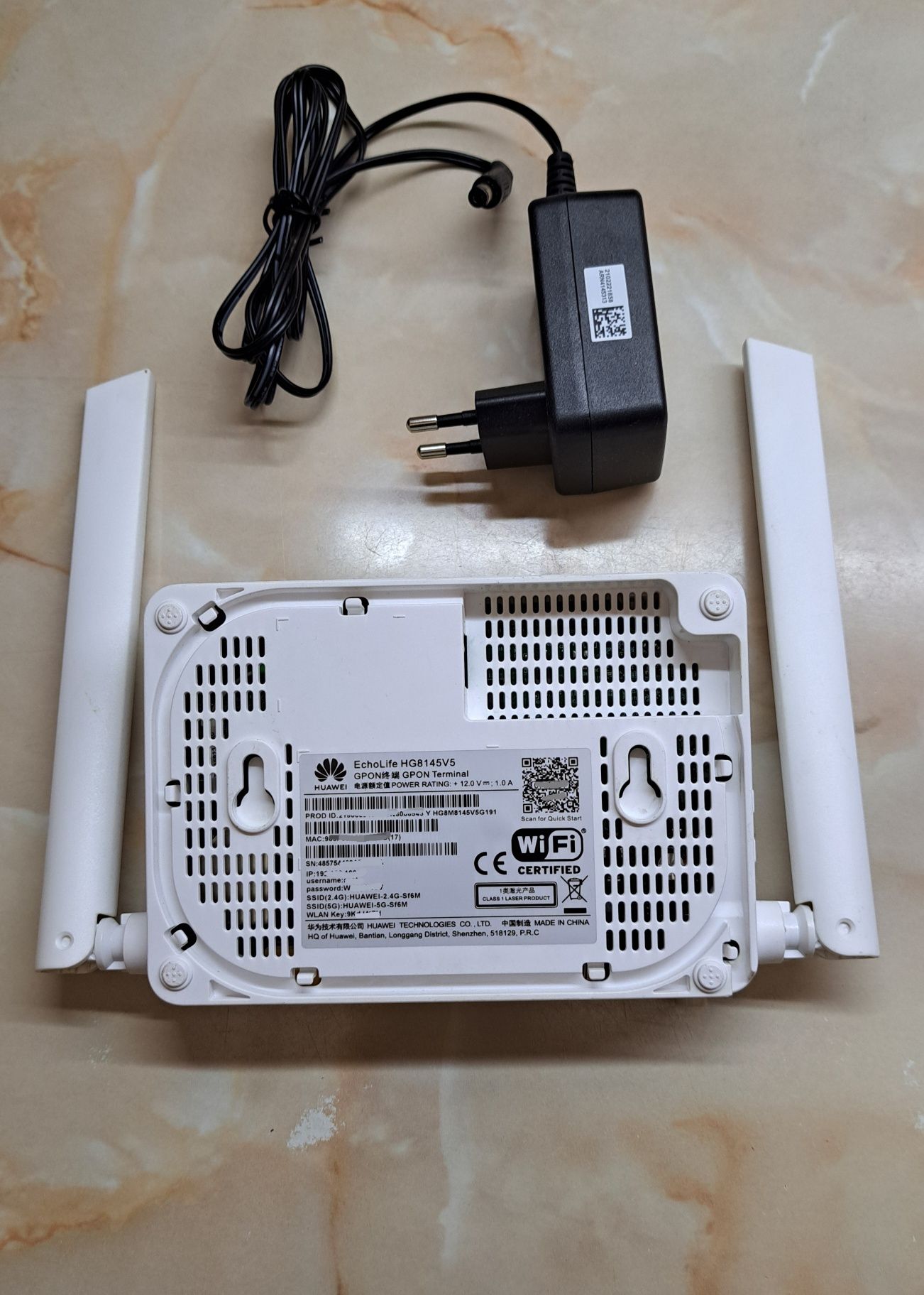 Wi Fi Рутер Huawei  HG8145V5