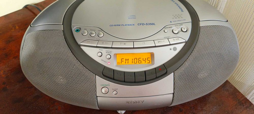 SONY CFD-S350L – Radio/CD Player Portabil