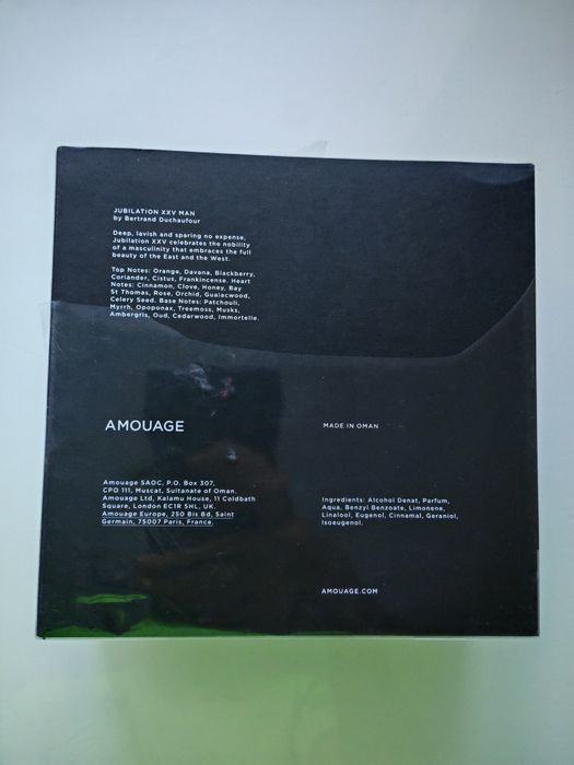 Amouage jubilation xxv, 100% original, made in Oman