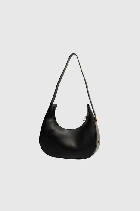 НОВО! ЛИКВИДАЦИЯ! Дамска чанта Хобо с несесер в черно