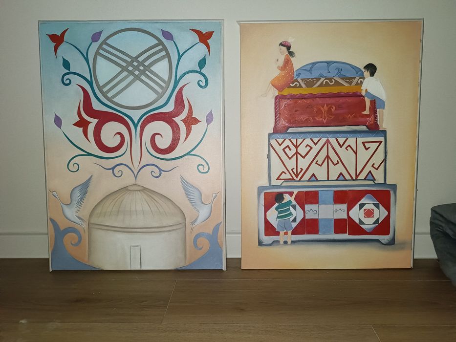 Картина этно, интерьерные