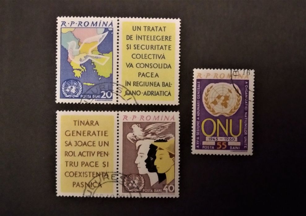 Timbre românești, seriile: LP 516, 516a, 532, 549, 566, 817, 837, 838