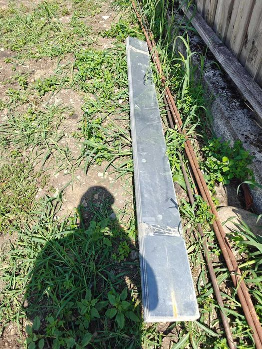 Vand 7 bucati profil de scolu din aluminiu,2.5 m termosistem de 20 cm