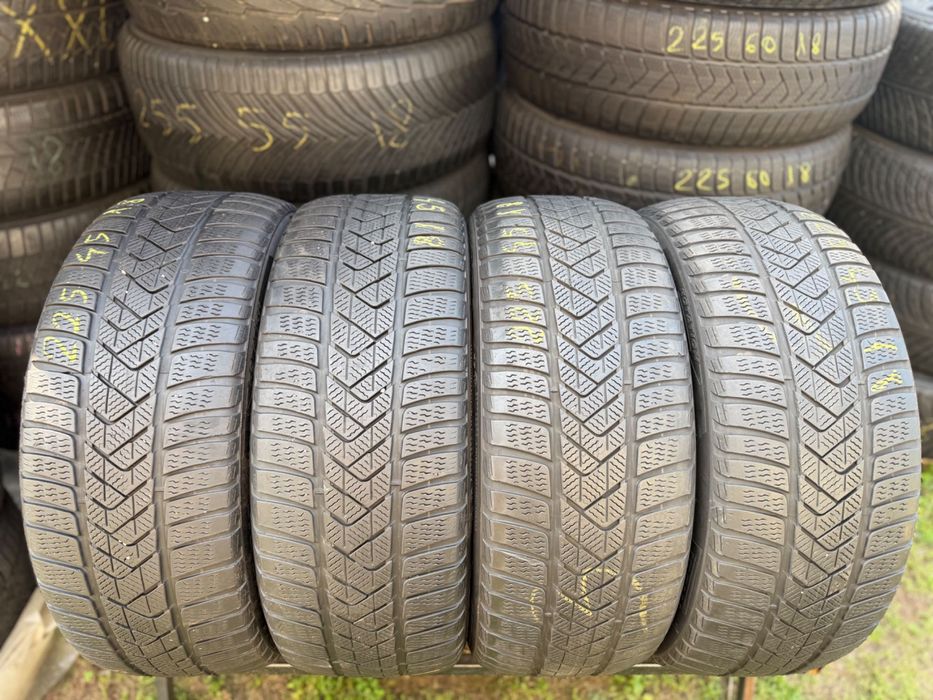 225 45 18 Anvelope Pirelli în stare bună! Dot 2022/2019 profil 5 mm