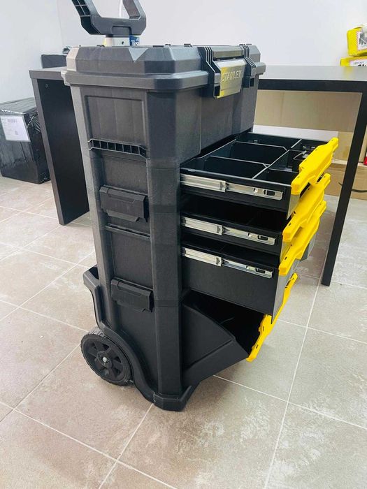 Cărucior de scule Stanley 1-79-206 din metal și plastic