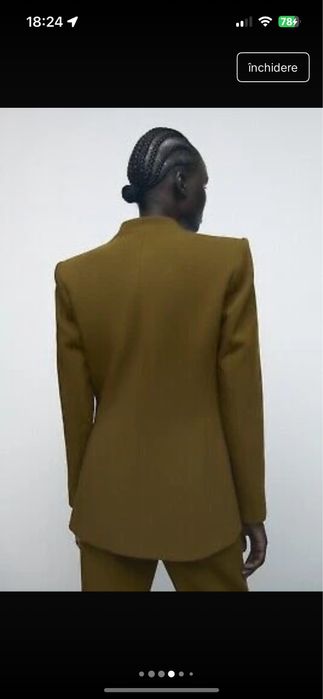 Costum kaki zara ca nou