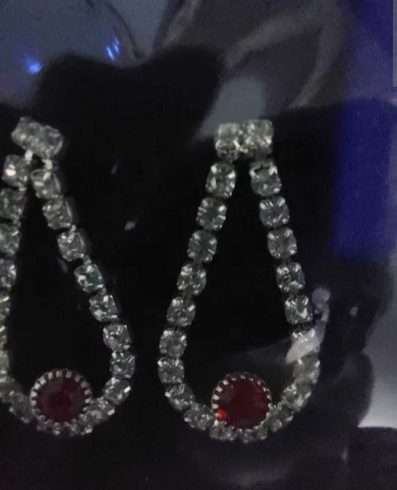 Set bijuterii de lux din aliaj cu pietricele