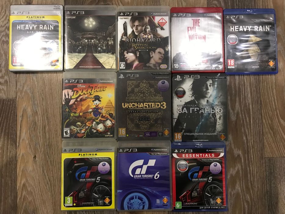 Ps3 эксклюзивные диски