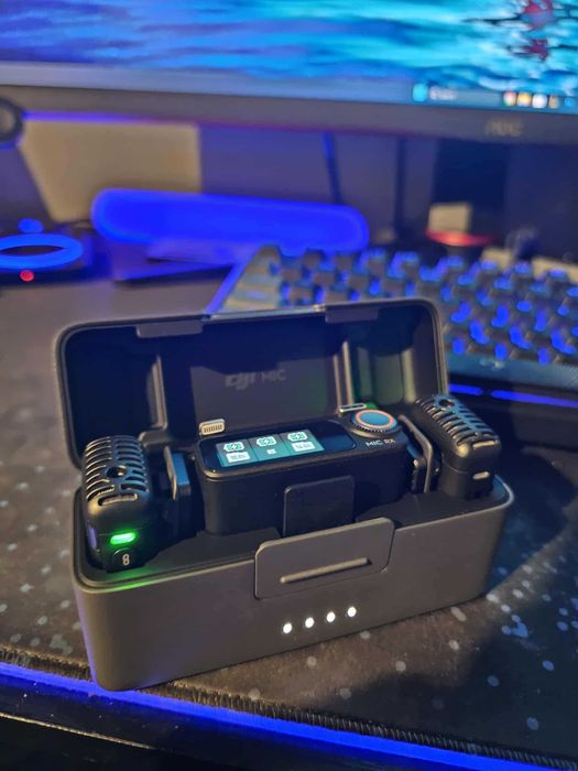 DJI Mic 2 Sistem Wireless Dual 2 TX + 1 RX + Carcasa Incarcare