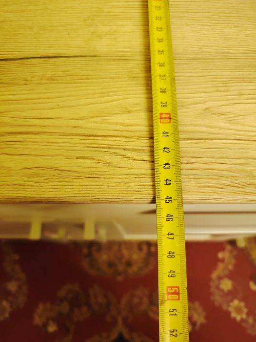 Comoda alba cu blat lemn