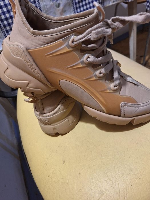 Pantofi cu șireturi Christian Dior Nude