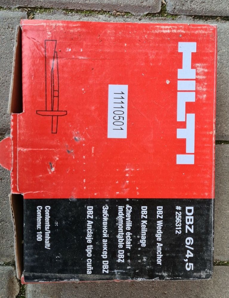 Hilti dbz потолочний анкер для бетона