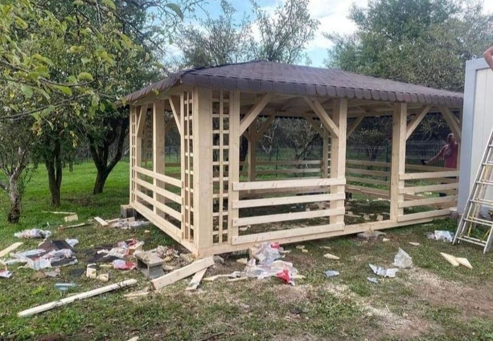Foisor din lemn pentru curte sau gradina – la comanda