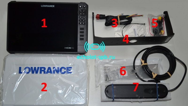 LOWRANCE HDS-7 LIVE с датчиком Active Imaging 3-в-1