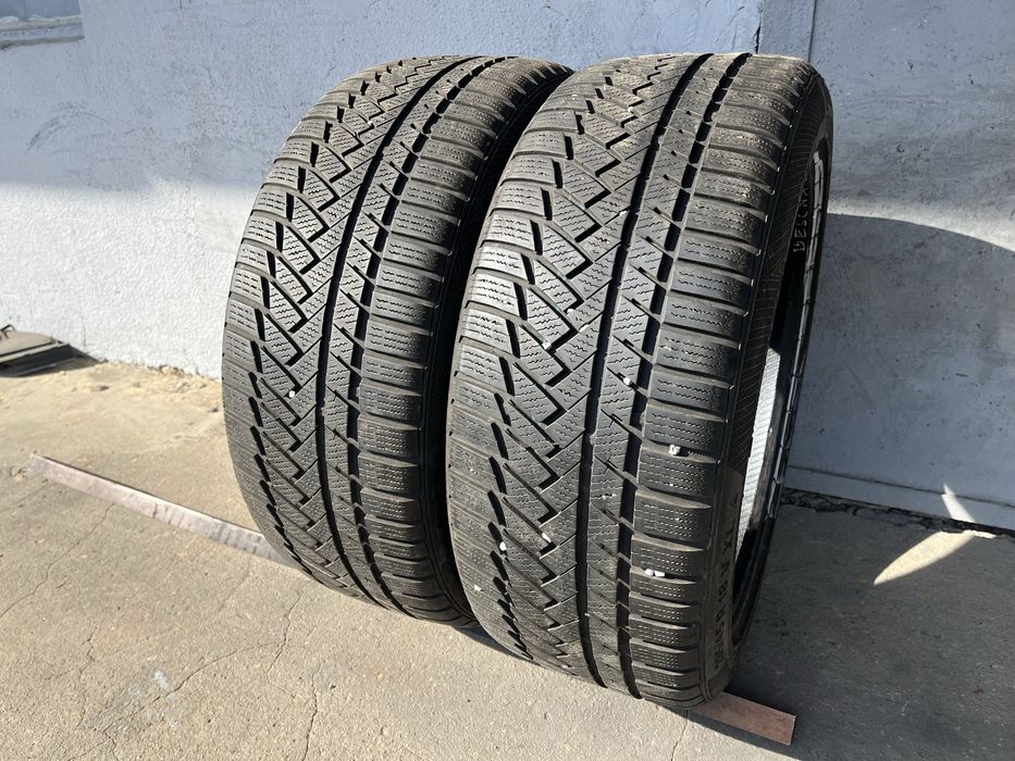2 бр. зимни гуми 235/45/18 Continental 6 mm DOT 3518