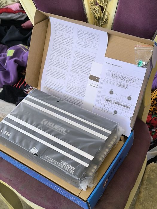 Усилитель KUERL 7800W Hi-Fi аудиосистема