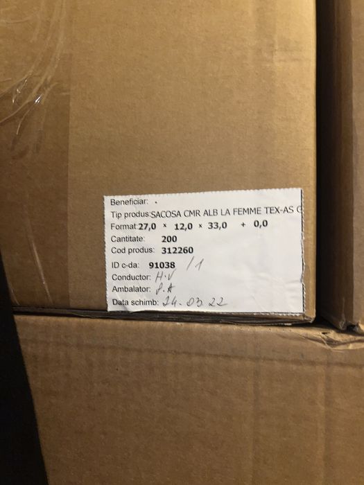 Pungi carton mici si Mari