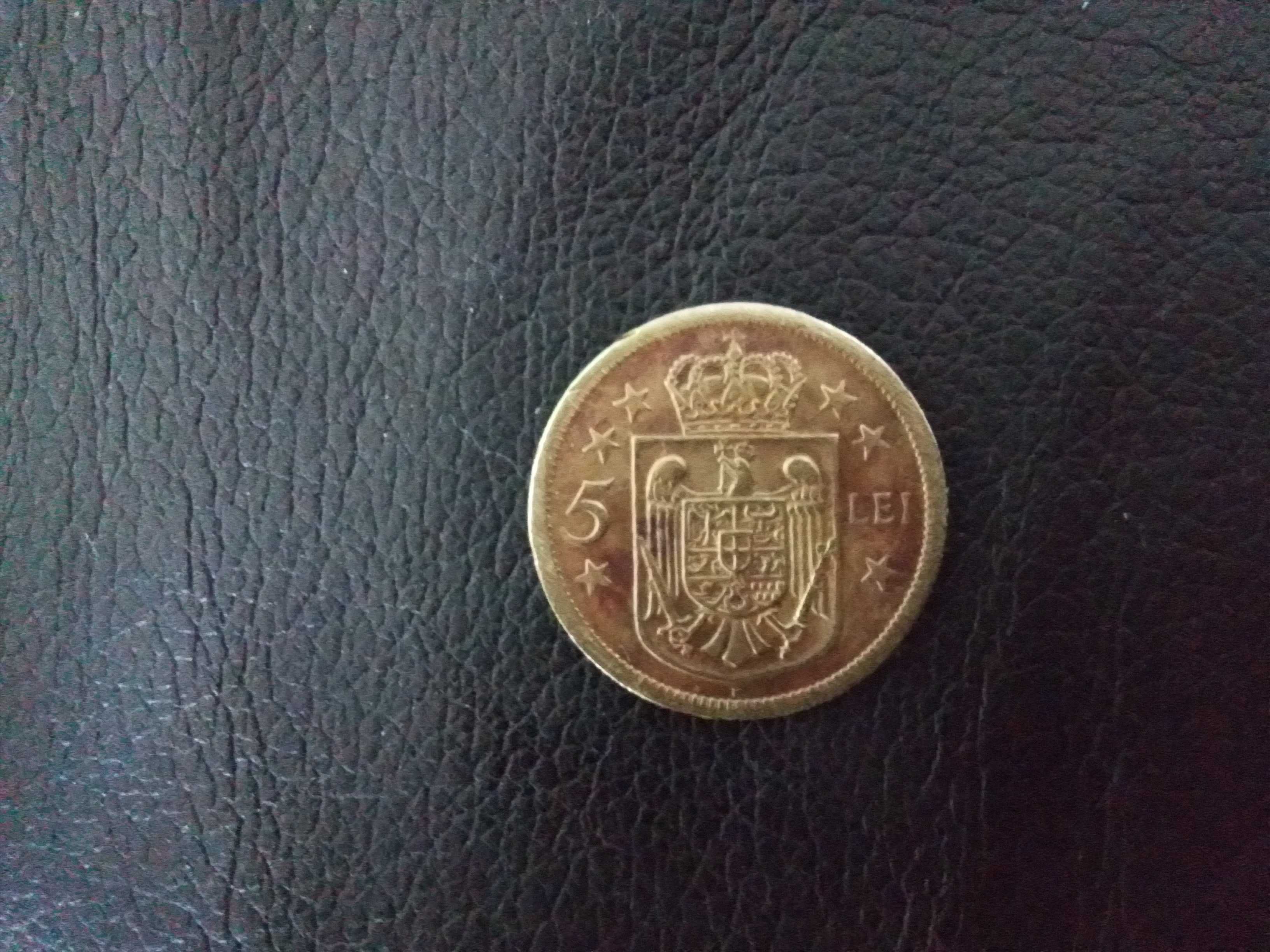 Moneda de colectie 5 lei 1930  UNICAT.