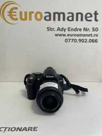 Aparat foto DSLR Nikon D3000, obiectiv Nikon DX 18-55 VR -A-