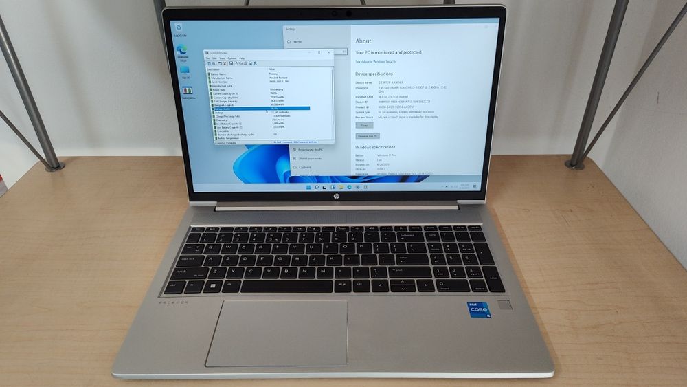 Laptop 15,6 HP Probook 450 G8 Intel i5 1135G7, 16 GB Ram, SSD 256 GB