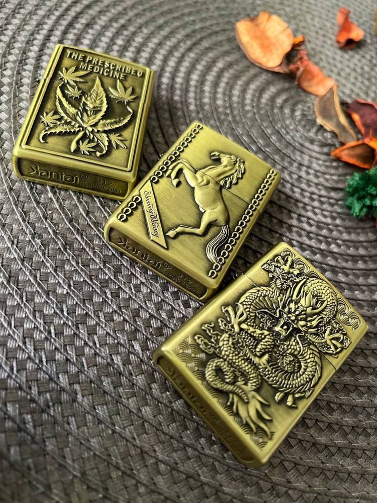 Зажигалка Zippo(аналог) бензин,кремни+фитиль