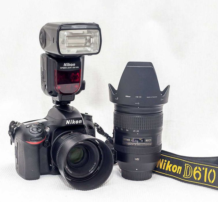 Комплект Фотоапарат Nikon D610 full frame + оборудване