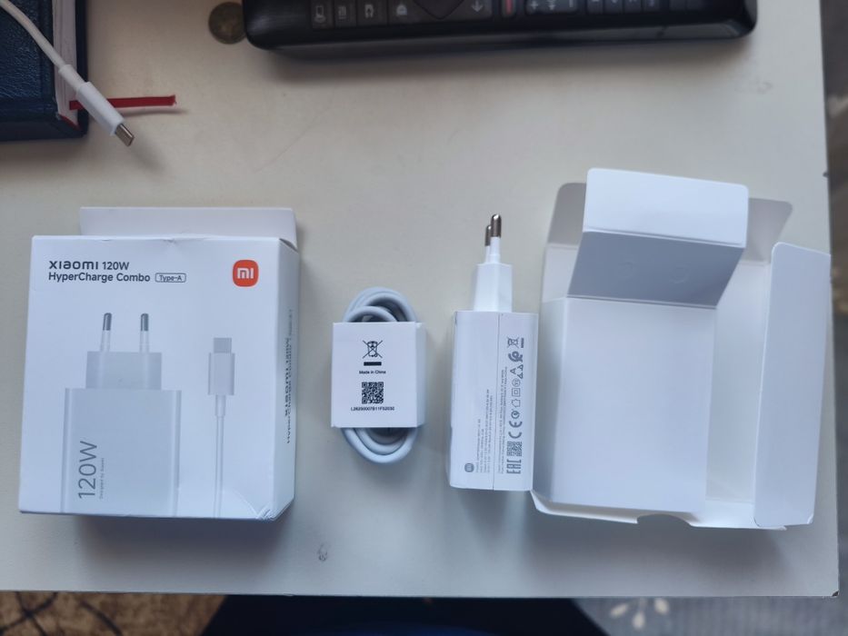 Оригинално зарядно Xiaomi 120W бързо Turbo зареждане