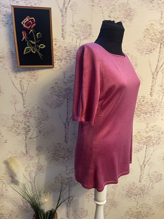 Tricou dama elegant din matase + lana Lecomte marimea XL