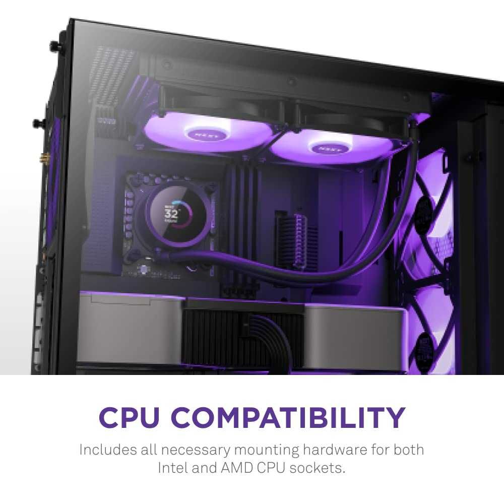 Водно охлаждане NZXT Kraken 240 RGB Black