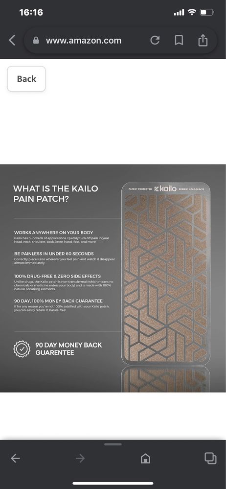 Комплект био антена при болки Kailo Microtech Bio-Antenna