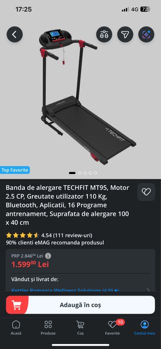 Vand banda de alergare