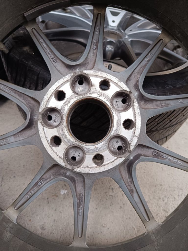 MERCEDES 19 цола 5x112 джанти + гуми 63 AMG W213 W222 W212 W205