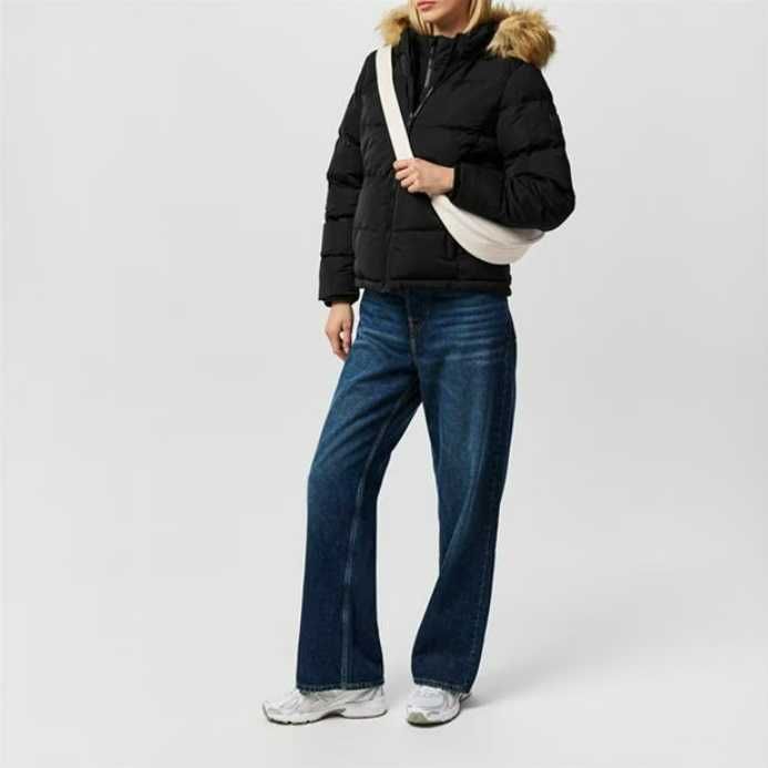 Дамско зимно яке SoulCal 2 Zip Bubble Jacket