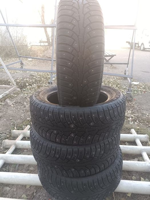 Зимние Шины Продам Б/у 4-Штук Состояние Идеальное Всё Шыпы 100% На Мес