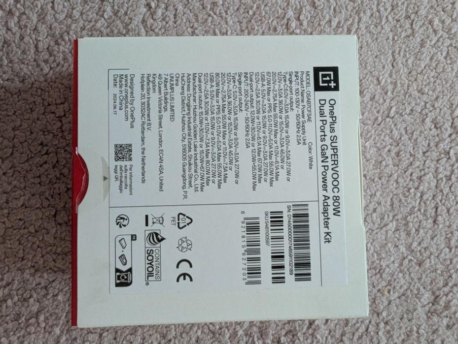 Încărcător Oneplus 80W GaN