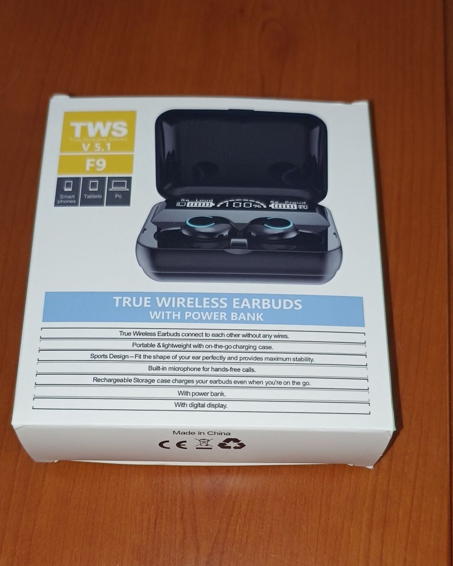 Casti wireless audio, GO4FIT, model GF9-47