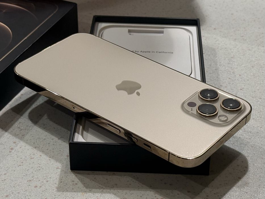 iPhone 12 Pro Max 128GB Gold – Перфектен, 100% Батерия!
