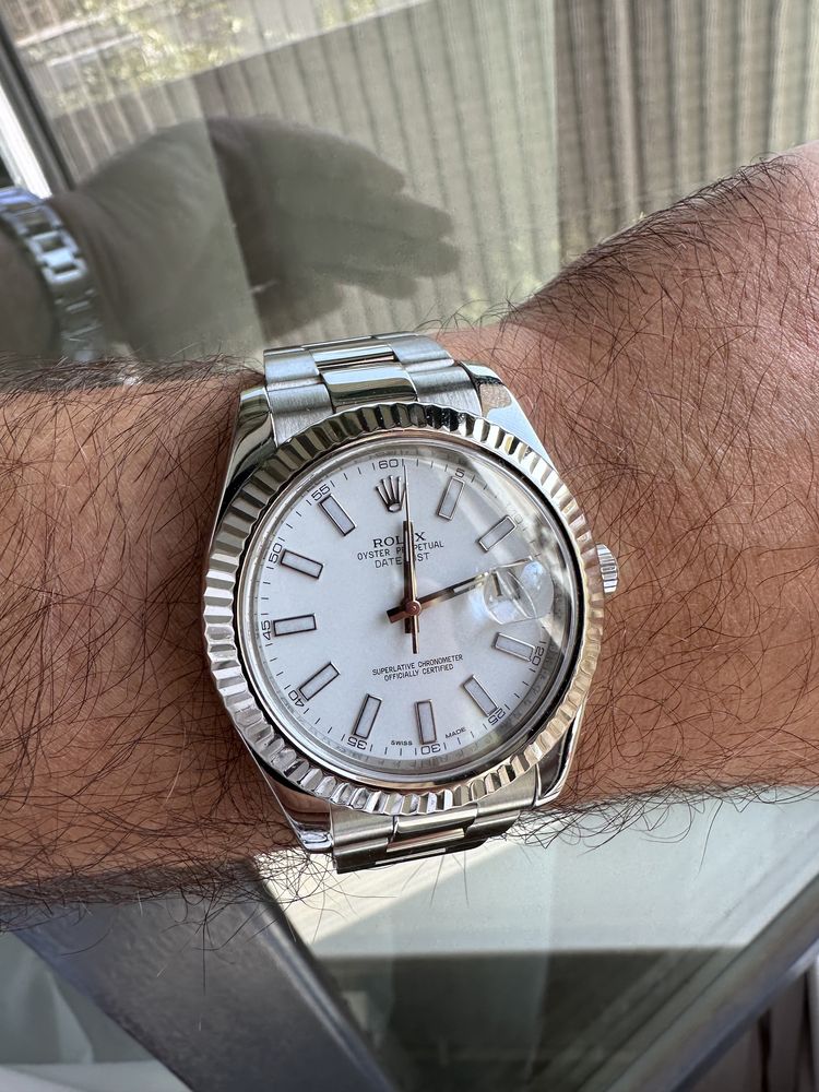 Rolex DateJust 2 41mm aur 18k/otel  - 2017 - impecabil