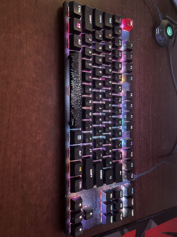 Продам клавиатуру HyperX Alloy Origins Core PBT HX Aqua TKL