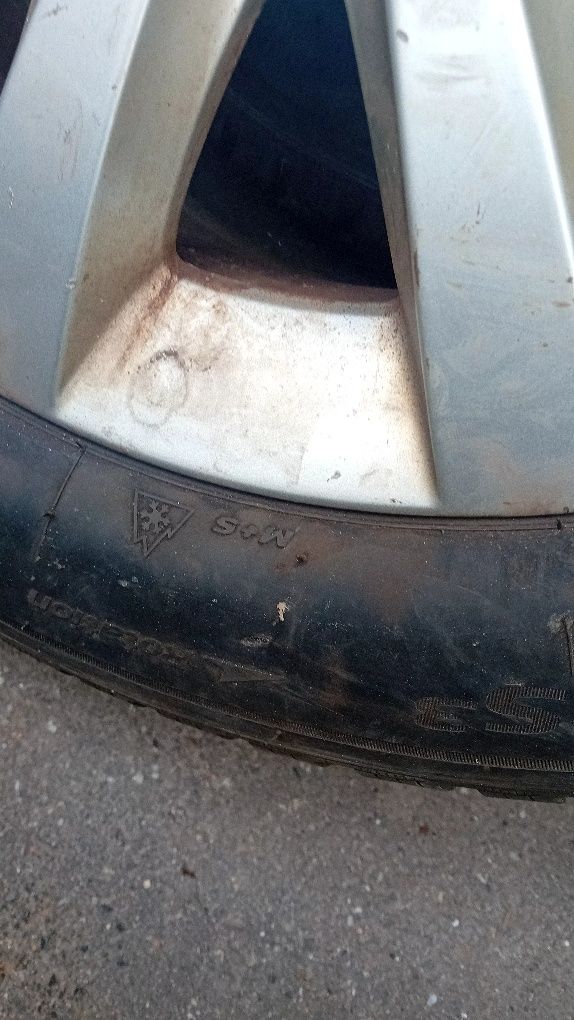 Jante mercedes, vw 5x112 16 anvelope M+S 205 55 16 dot 2022