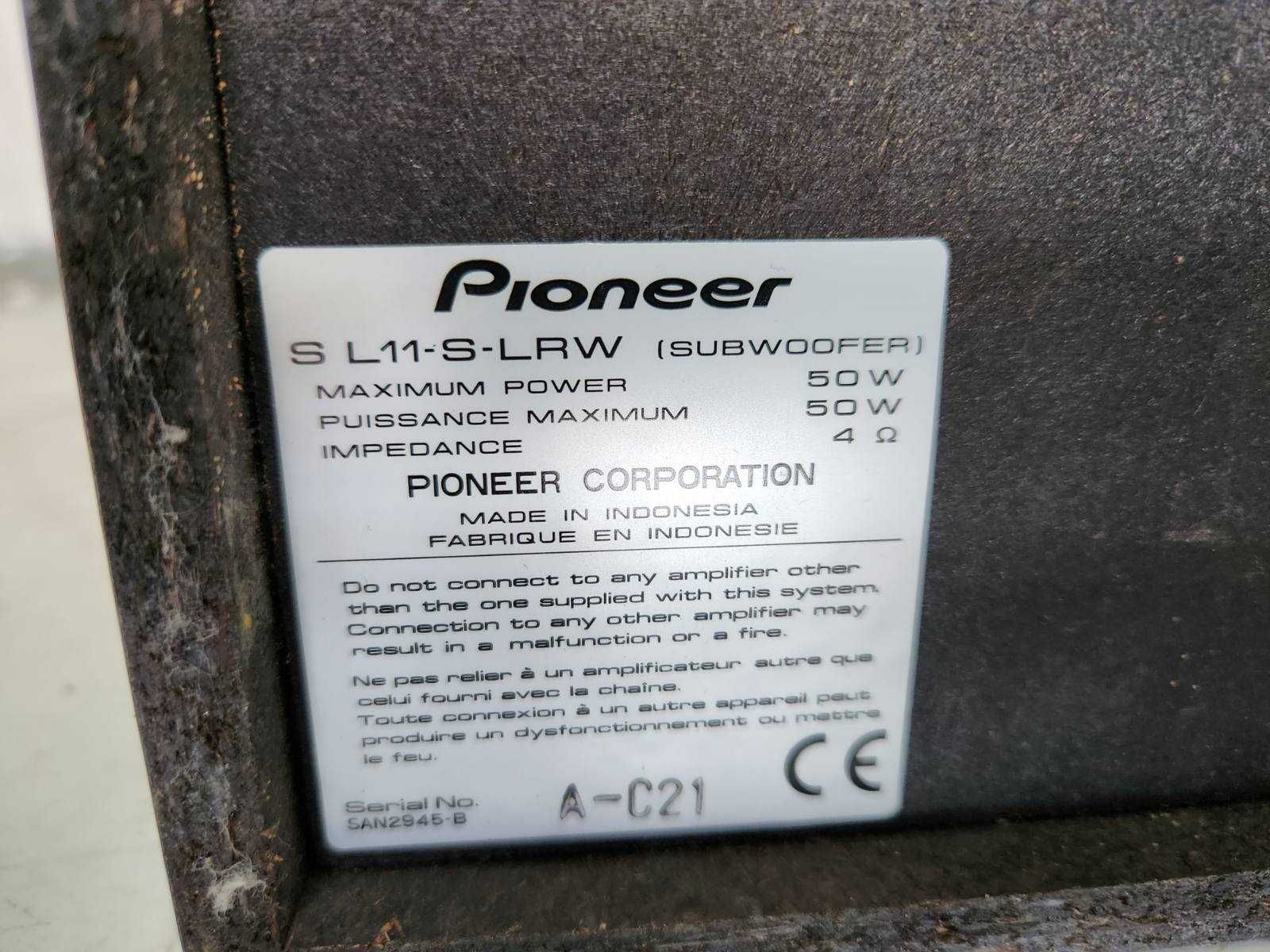 PIONEER S L11-S-LRW Silver Subwoofer с 2 говорителя