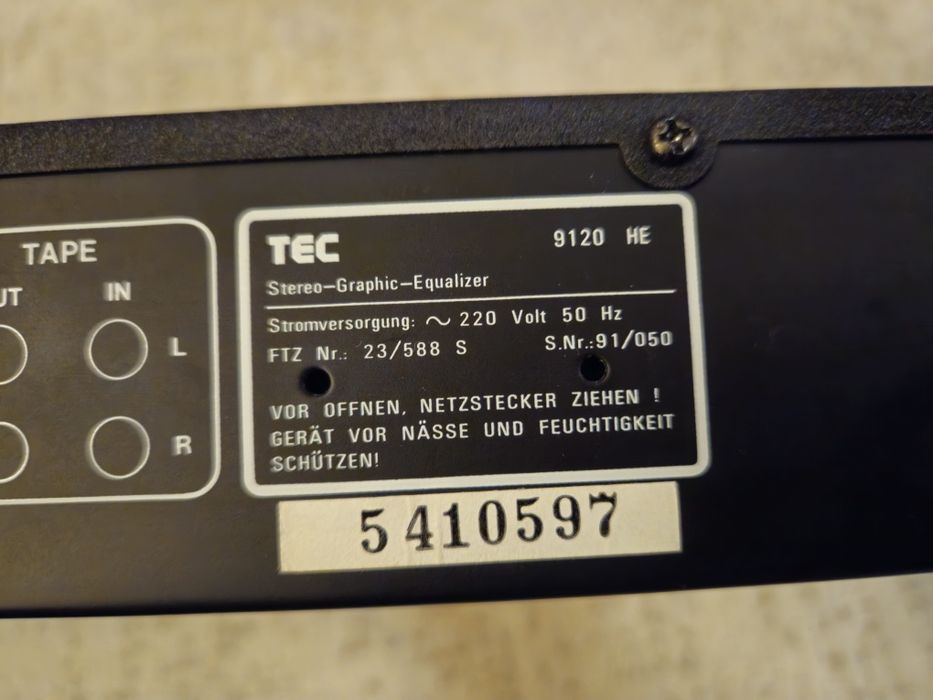 Egalizator Graphic TEC 9120 HE