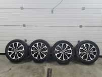 Set roti / jante originale Nissan r18 + anvelope vara