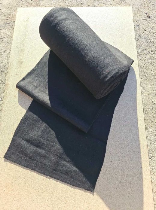 Черен вълнен плат - шаяк