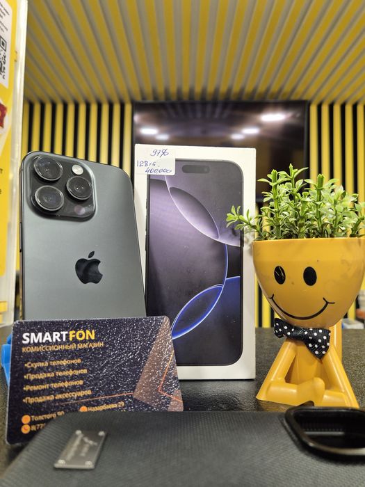 Iphone 16 pro,128гб,97%