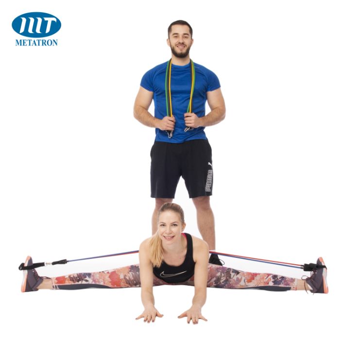 Sistem fitness - Set extensor 5 Corzi / Benzi elastice din latex - NOU