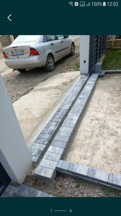 Montaj pavele, borduri și rigole