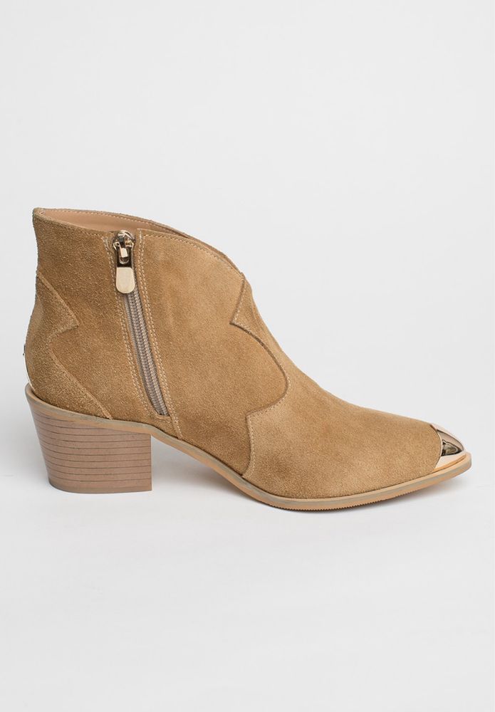 Botine piele întoarsă