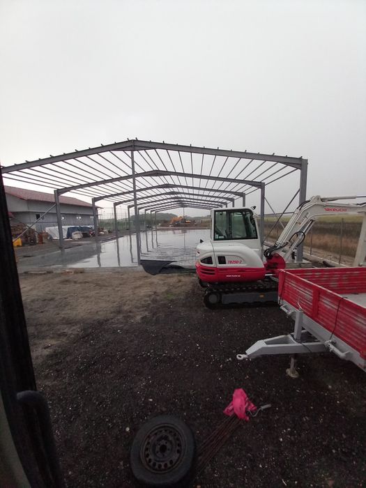 Vând hală metalică confecționată din europrofile pe prețuri mici de pr